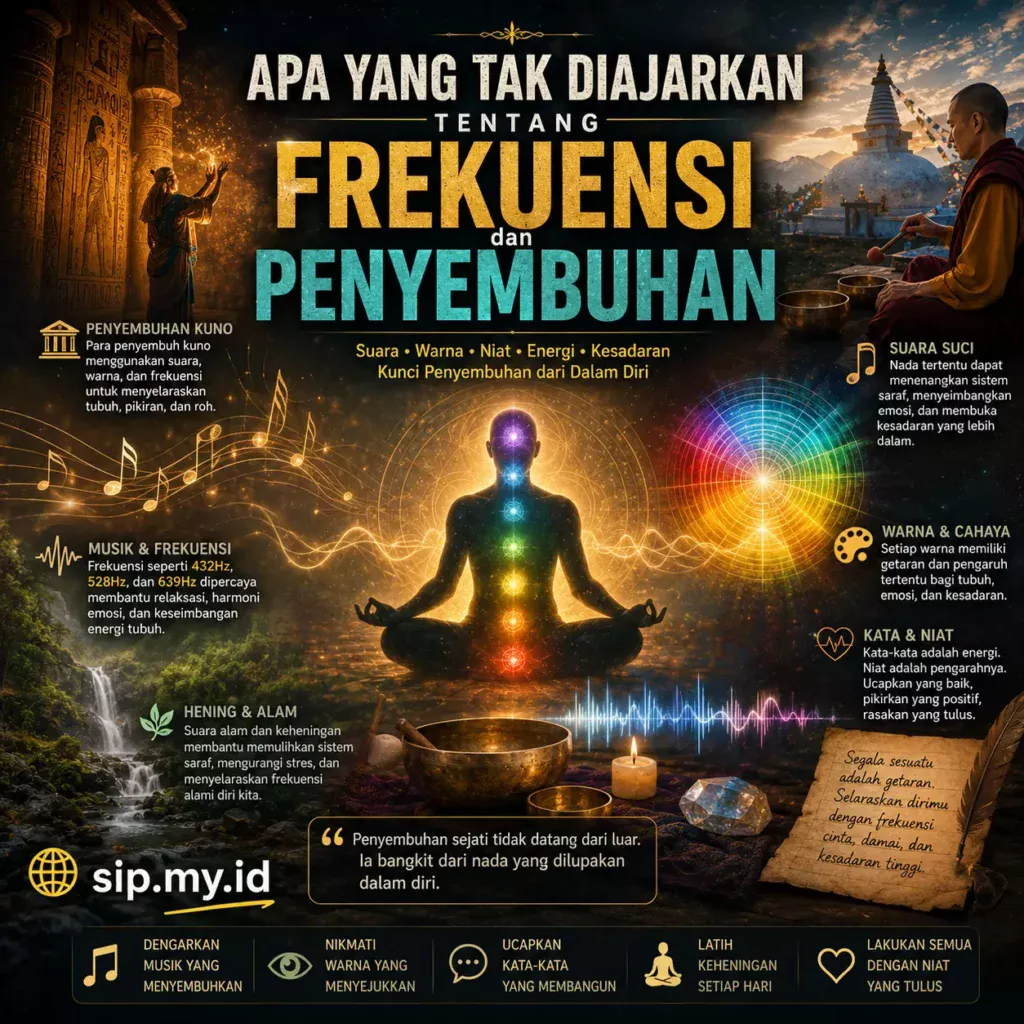 Apa yang Tak Diajarkan tentang FREKUENSI dan PENYEMBUHAN