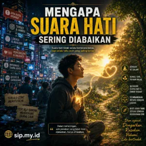 Mengapa SUARA HATI Sering Diabaikan